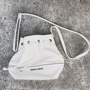 Christian Siriano white bag